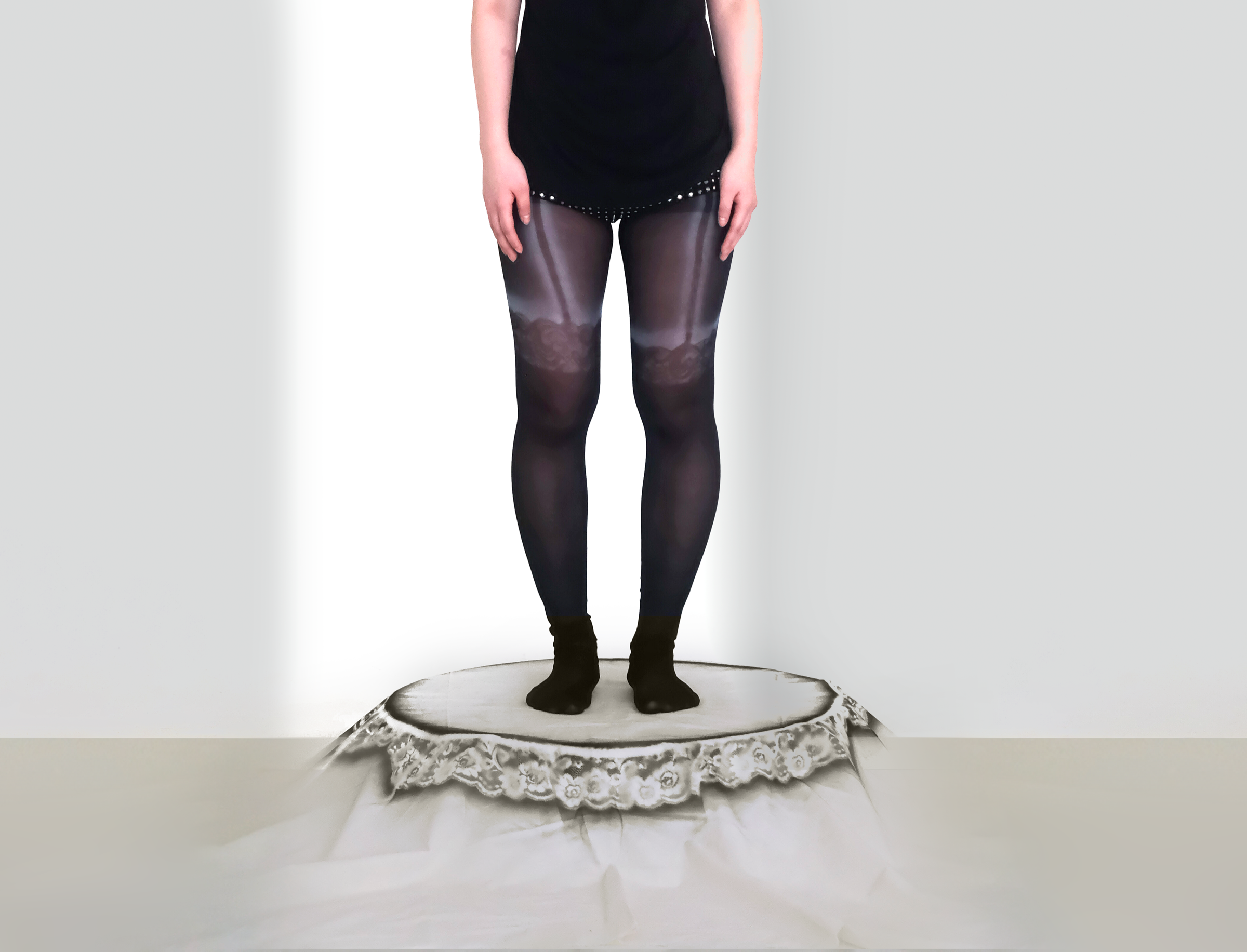 Lingerie tights - Black